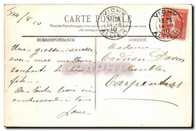 Vichy — Katedra św. Blasza — LL. n°233 — Rewers