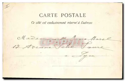 Vichy — Novo Parque, Chalet do Imperador — Edição C. Marlière, n° 25 — Verso