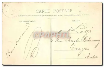 Vichy — Pałac pani de Sévigné — Wydawca P. B., Vichy — Rewers