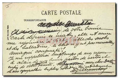 Vichy — O Casino — LL. n° 159 — Verso