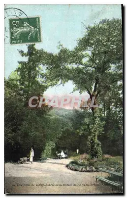 Vista de Vichy — Entrada da Gruta da Ardoisière — editor não visível