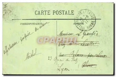 Vichy — Kąt dawnego Parku w stronę ogrodnictwa — LL, n°240 — Rewers