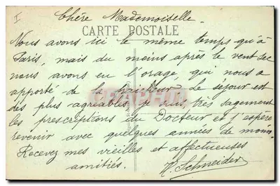Vichy - Pałac Sévigné — nr 1548 — Rewers