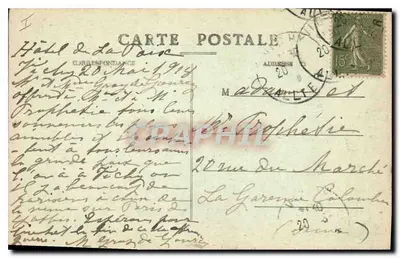 Vichy — Pavilhão Sévigné — Edição L. O. — Verso