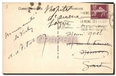 Vichy - Widok na tarasy kasyna - LL — Rewers