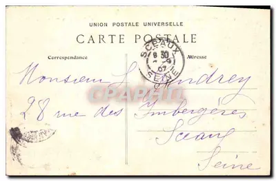 Dinard — Plaża — Wybrzeże Emeraude — G.F. nr 4502 — Rewers