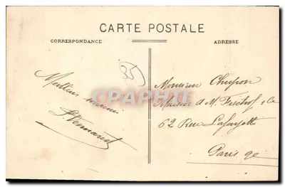 Dinard — Ein Stück der Strand G F. — Côte d’Emeraude — Rückseite