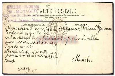 Dinard — La Malouine — LL. — Wydawca LL, nr 20 — Rewers