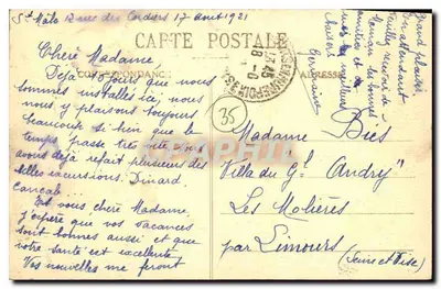 Dinard - La Digue i Pointe du Moulinet - G. F. - nr 543 — Rewers