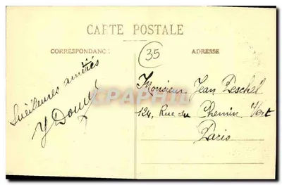 Dinard — La Digue i Pointe du Moulinet — G. F. - n° 543 — Rewers