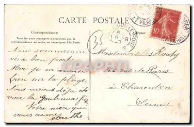 Dinard — Wyspa Malouine — G. F. n°3669 — Rewers