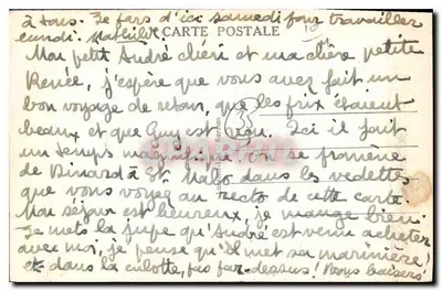 Dinard — Bric à Brac i przystań dla Wioślarzy Zielonych — Cote d’Emeraude, wydawca Cote d’Emeraude, n° 1481 — Rewers
