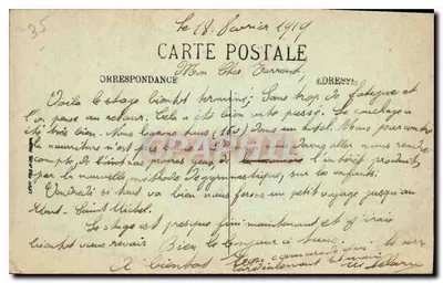 Dinard — La Malouine, au loin Saint-Malo — LL, n°79 — Verso