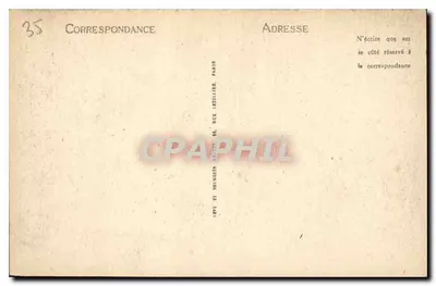 Dinard - La Pointe du Moulinet — widok z zamku na wybrzeżu — LL, n° 92 — Rewers