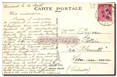 Dinard (I.-et-V.) — A Digue e a Ponta do Moulinet — Gaby — Verso