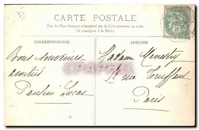 Dinard — La Cale à Marée basse — LL. n°40 — Rewers