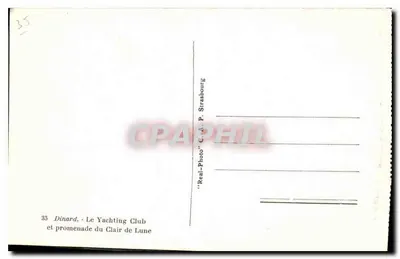 Dinard — Klub Yachtingowy i spacer Clair de Lune — C.A.P. Strasbourg — Rewers