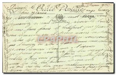 Dinard — A praia da Écluse em um dia de tempestade — editor não visível, n° 24 — Verso