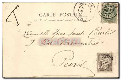 Orléans — Teatro y Catedral — B. F. Paris, n°5 — Reverso