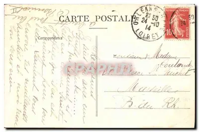 Orléans — O Hotel de Ville (Mon. hist.) — Edit. H.C. n°443 — Verso