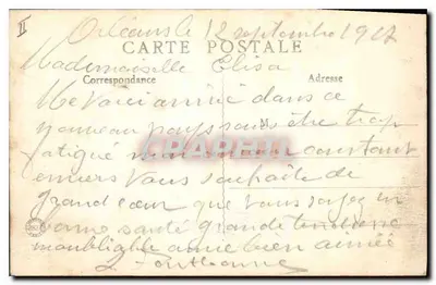 Orléans - Rue Bannier e Rue de la République — editor Th.G. n°818 — Verso