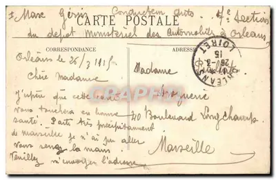 Orléans — Dom Agnès Sorel (Muzeum Jeanne d'Arc) — M. B. — Rewers