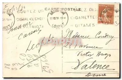 Orléans — Plac Martroi — L. Lenormand — Rewers