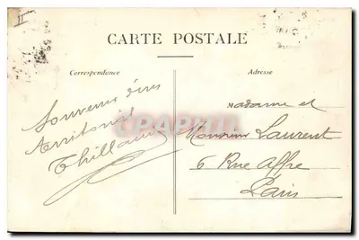 Orléans — Les Quais — Katedra — Widok z Nowego Przystani — Wyd. H.C. nr 521 — Rewers