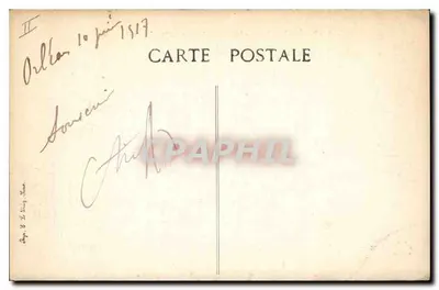 Orléans (Loiret) — Plac Gambetta — Kościół Świętej Paterne — Rewers
