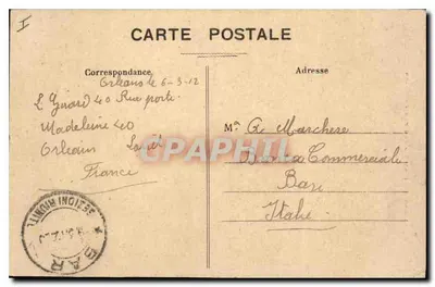 Orléans - Jeanne d'Arc przez Foyatier — L. Girarre, wydawca — Rewers