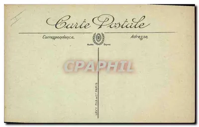 Orléans — A Praça do Martroi — Estátua de Joana d'Arc — Editor: L. Levy Fils, n° 58 — Verso
