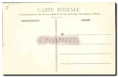 Orléans — A Sala do Conselho no Hotel de Ville — Magasins de la Ville d'Orléans, edição — Cliché Dubreuil — Verso