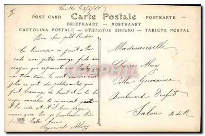 Orléans – Krzyż Panny – wybudowany na dawnym miejscu Fortu Tourelles – NDHOT — Rewers