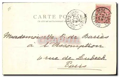 Museu de Pintura (Antigo Hotel de Ville) — Orléans — editor TAN 606 — Verso