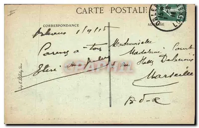 Orléans — La Place du Martroi — statua di Giovanna d'Arco di Foyatier, inaugurata il 8 maggio 1855 — Verso