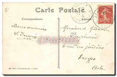 Orléans — Plac Albert-1er i Gare — ND. Fot. — Rewers