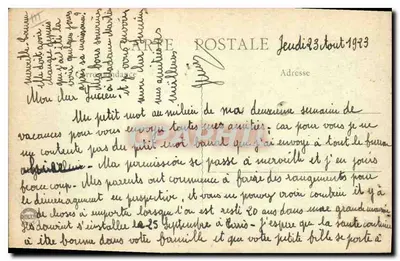 Orléans - Feestzaal - Halle Saint-Louis — onbekende uitgever, n° 575 — Achterkant