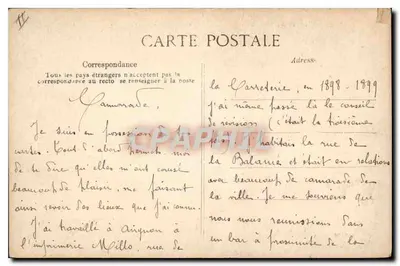 Orléans (Loiret) — Posizione delle vecchie Torri — Editore: Orléans, n° 364 — Verso
