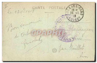 Orléans — La Rue Jeanne d'Arc — Edizione H. C. n° 668 — Verso