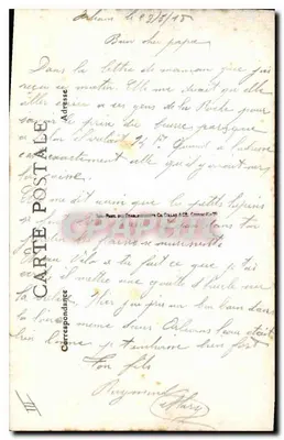Orléans — Wejście do stacji — wydawca Belin & syn, n° 682 — Rewers