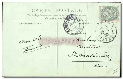 Orléans — La Cathédrale — Les Tours — I.L. — Verso