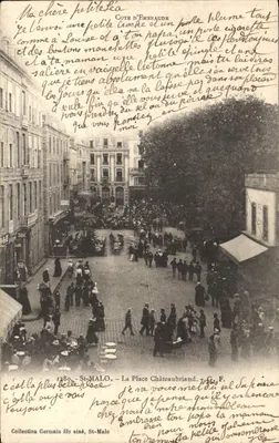 St-Malo — Plac Châteaubriand — G. F.