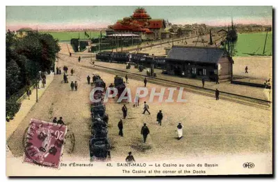 Saint-Malo — Kasyno na rogu Basenu — Wydawca B.D. nr 43