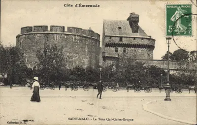 Saint-Malo - Wieża Qui-Qu'en-Grogne — Wybrzeże Emeraude — Zbiór F. H.