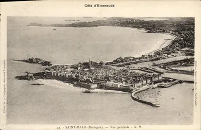 Saint-Malo (Bretagne) — Ogólny widok — G. M. — Wydawnictwo Maurice Guérin - Saint-Malo