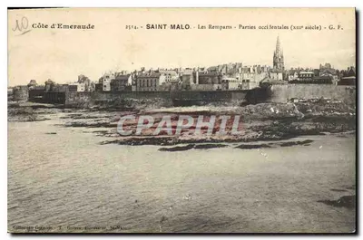 Saint-Malo - Zamek - Części zachodnie (XIII wiek) - G. F.