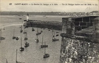 Saint-Malo — Bastion św. Filipa i Môle — LL.