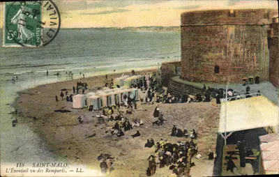 Saint-Malo — L'Éventail widziany z Remparts — LL, nr 118