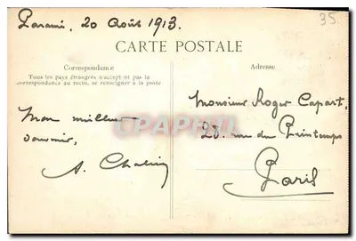 Saint-Malo — O Forte Nacional e a Praia do Castelo — Editor ELD, n° 405 — Verso