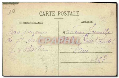 Saint-Malo — Widok z Rempartów, Kasyno, Placówki — G. F. — Rewers